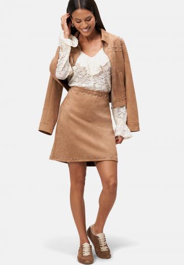 Кожаная юбка