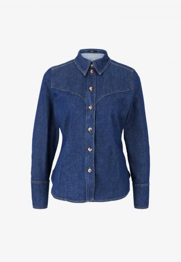 Джинсовая блузка