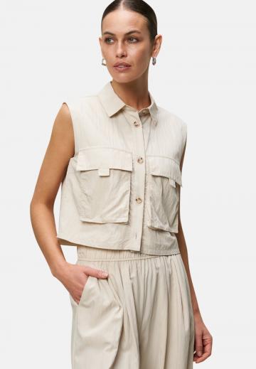 Атласная блузка