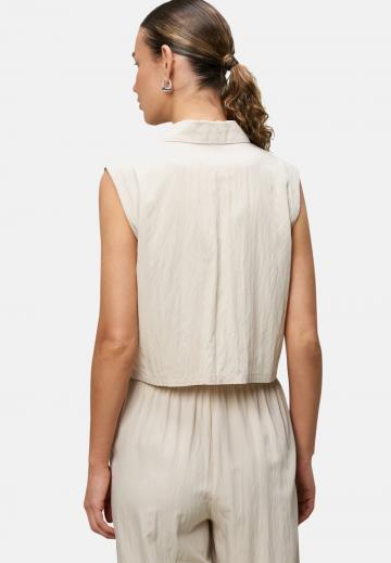 Атласная блузка