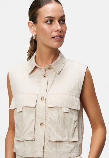 Атласная блузка