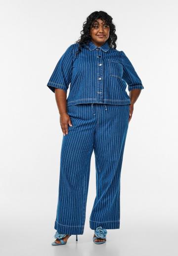 Джинсовая блузка