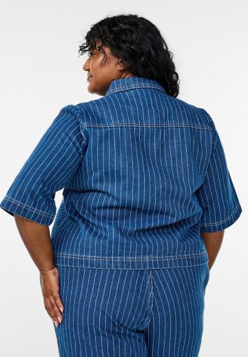 Джинсовая блузка