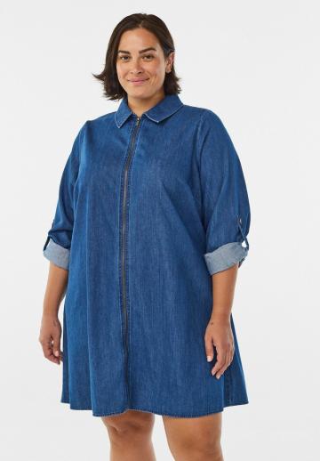 Джинсовое платье