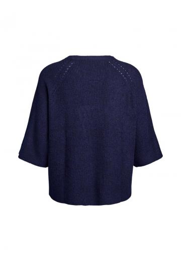 Пуловер с рукавом три четверти