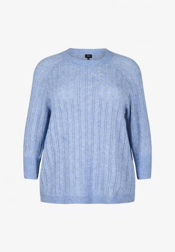 Пуловер с рукавом три четверти