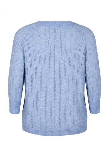 Пуловер с рукавом три четверти