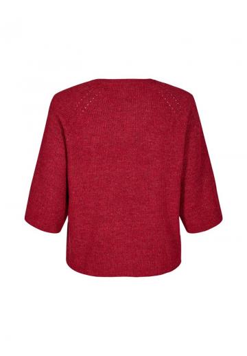 Пуловер с рукавом три четверти