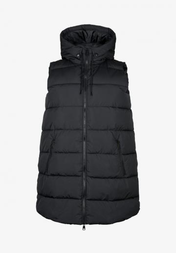 Длинный жилет