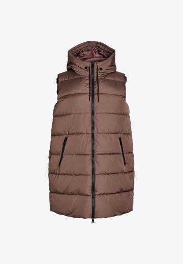 Длинный жилет