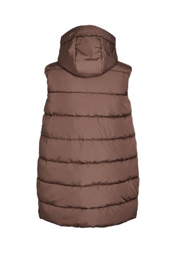 Длинный жилет