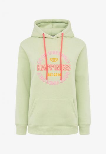 Пуловер с капюшоном