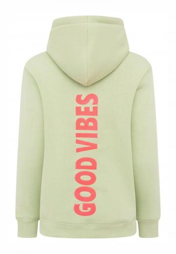 Пуловер с капюшоном