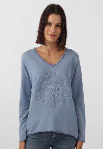 Длинный пуловер