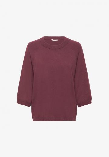 Пуловер с рукавом три четверти