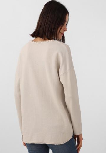 Длинный пуловер