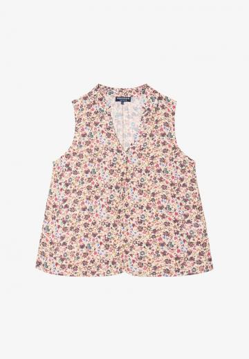 Блузка без рукавов