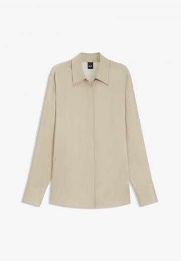 Атласная блузка