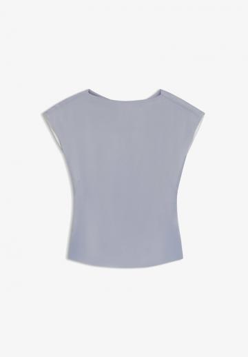 Атласная блузка