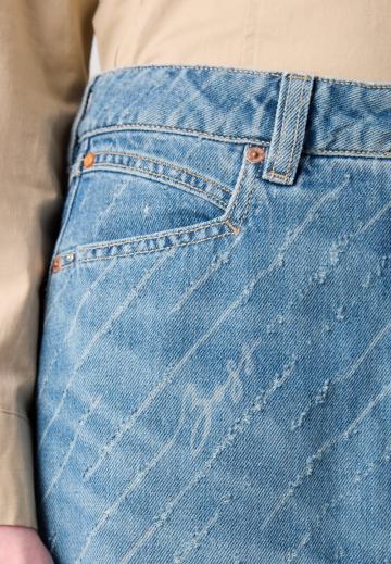 Джинсовая юбка