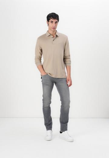 Поло с длинным рукавом