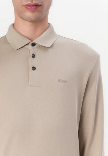 Поло с длинным рукавом