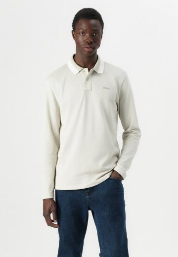 Поло с длинным рукавом