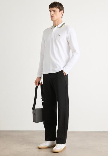 Поло с длинным рукавом