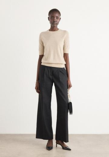 Пуловер с коротким рукавом