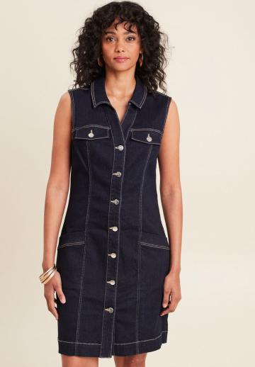 Джинсовое платье