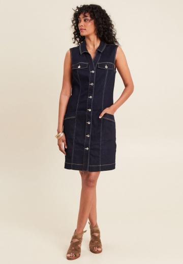 Джинсовое платье