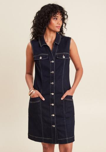 Джинсовое платье