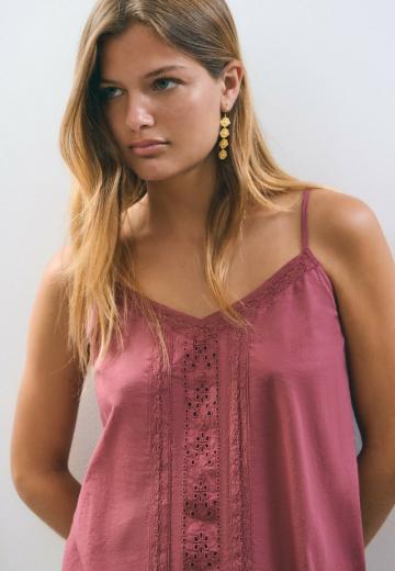 Топ на бретельках