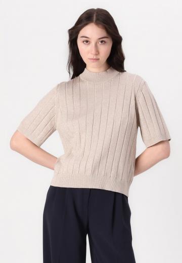 Пуловер с коротким рукавом