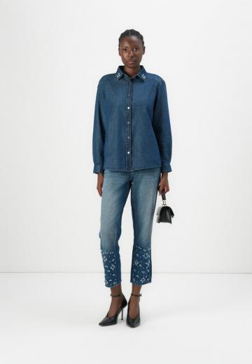 Джинсовая блузка