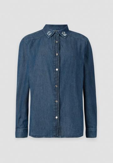 Джинсовая блузка