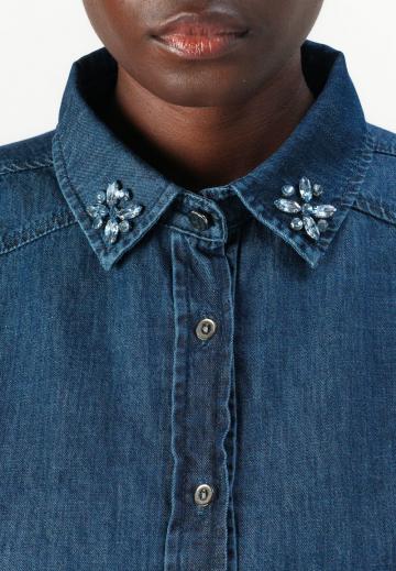 Джинсовая блузка