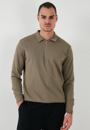 Поло с длинным рукавом