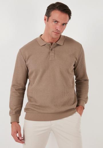 Поло с длинным рукавом