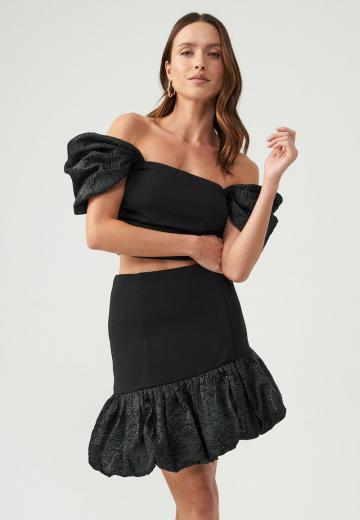 Юбка с воланами