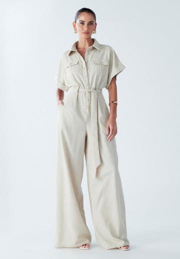 Джинсовый комбинезон