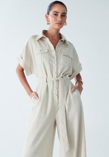 Джинсовый комбинезон