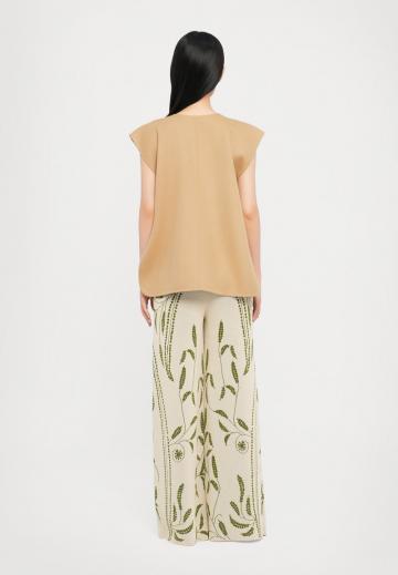 Блузка без рукавов