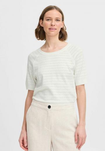 Пуловер с коротким рукавом