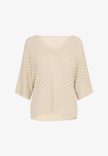 Пуловер с рукавом три четверти