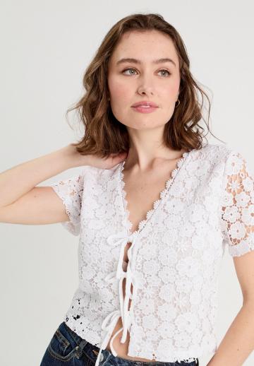 Кружевная блузка