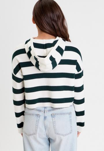 Пуловер с капюшоном