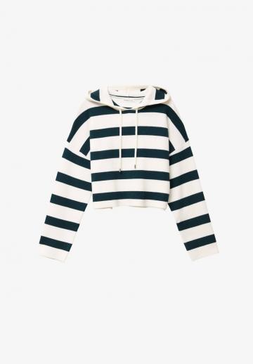 Пуловер с капюшоном