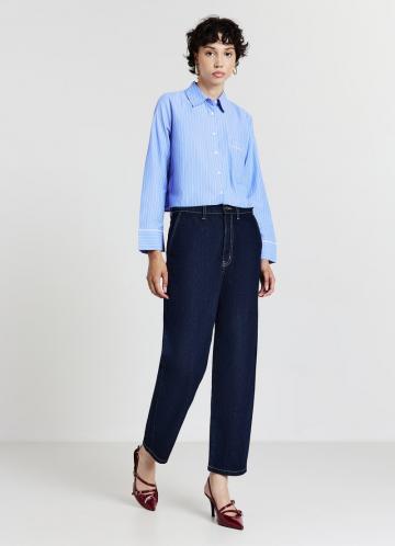 Атласная блузка