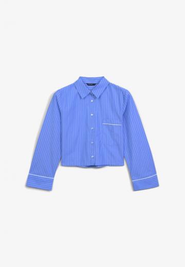 Атласная блузка